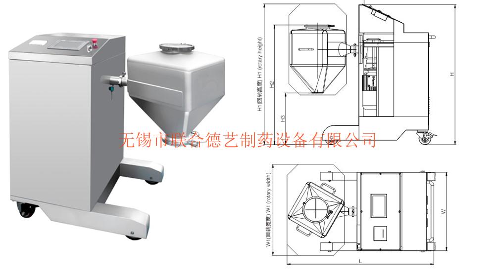 SKH可换桶混合机