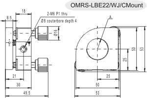 专用调整架OMRS-LBE22/WJ/CMount的图?/></a></div> <div class=